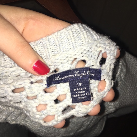 American Eagle Light Blue Sweater - Picture 3 of 3